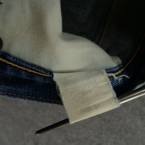 Alchemist Fab Four Jeans Womens 25 Blue Slim Straight Selvedge Mid Rise Japanese - Picture 7 of 12